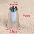 1Pc 6B Stainless Steel Icing Nozzle Decor Tip Cake Baking Pastry Decor  ME