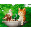 DIY Diamond Painting Cat Cross Stitch Rhinestone Embroidery Mosaic Kit