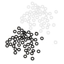 200Pcs  O-Rings Shaft Washer Darts Rubber O Ring Tight Shafts