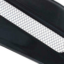 2PCS Car Decorative Side Vent Air Flow Fender Intake Stickers Black D4Q1
