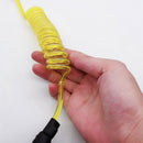 Paddle Safety Rod Elastic Leash Boats Raft Stretch Rope Yellow Unbranded