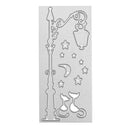 Street Lamp DIY Metal Stencil Scrapbook Craft Embroidery Cutting Die