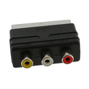 20 Pin RGB Scart Plug Male to 3 RCA Female Audio Video Adaptor Converter for WII