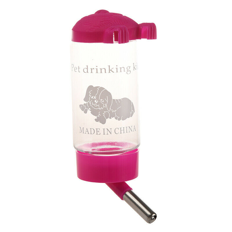 Hanging Water Bottle Dispenser Auto Water Feeder for Pets Dogs Rabbits Cats I5Z8