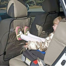 Children Car Seat Back Protector Clear Cover Case for Kick Mat (Black Side)