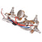 Instrument Circuit Wiring Kit A500K B500K Pots w/ Socket for Les Paul Epiphone