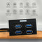 4 Ports USB 2.0 HUB Splitter Adapter External Converter for Desktop (Black)
