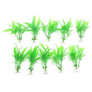 10 pcs aquarium decoration plastic plant green sucker base stand well