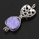 Women's Fashion Aromatherapy Essential Oil Difusser Hollow-out Heart Openab R2R3