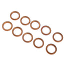 10x Exhaust Muffler Pipe Gasket Motorcycle Exhaust Pipes Wash Pipe Connector