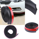 2.5M Car Front Bumper Lip Splitter Body Spoiler Skirt Rubber Protector Foam hv2n