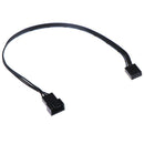 1pc Motherboard PWM Fan 4Pin Splitter Extension Cable Wire Cord Fan Cab JR