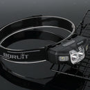 LED Rechargeable Motion Sensor Headlamp, White & Red LEDs Mini Headlight Camping