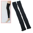 1 Pair Women's Leg Warmers Long Winter Twisted Thigh High Black Legging GMY EUX