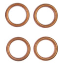 10x Exhaust Muffler Pipe Gasket Motorcycle Exhaust Pipes Wash Pipe Connector
