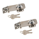 2pcs Door Locking Hasp Stainless Steel Boat Marine Safety Hatch Cabin Lock