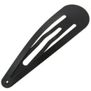 10 Pcs DIY Hairdressing Black Metal Hair Clips Hairclip 67mm x 19mm X6J5