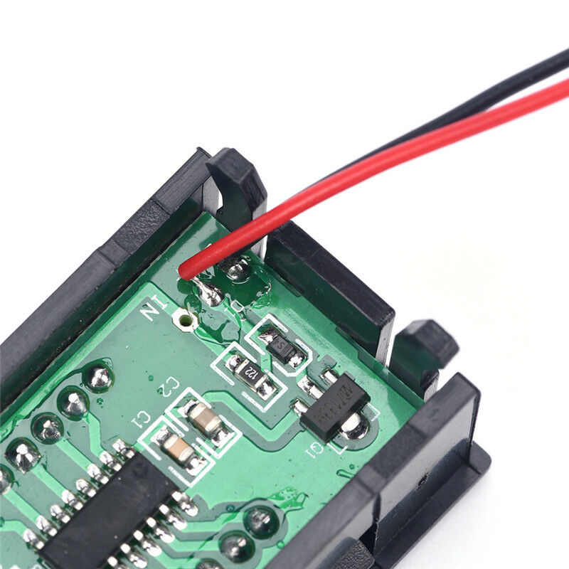 Mini voltmeter tester Digital voltage test battery DC 0-30V red auto  JR