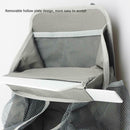Baby Crib Hanging Bags Portable Bedside Organizer Storage Bag Box (Grey) A
