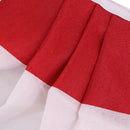 Printed Stripes Stars US Pleated Fan Bunting Half Banner Flag for July 4th3 Gw