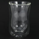 80Ml European Double Coffee Mug Heat-Resistant Double Glass Cappuccino Cup MZ8I4