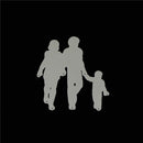 Family to go for a walk Metal Cutting Dies for DIY Scrapbooking Album Cards!E