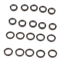 20 x Guide Eye Ring Insert Part Ceramic Spinning   Pole Tip Accessories Tool