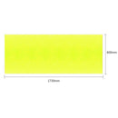 Non-Slip EVA Yoga Mat Fitness Pilates Gym Exercise Pad (Fluorescent Green) A