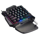 35-Key One Single Hand Bluetooth Wireless Gaming Mechanical Keyboard Backlit NEW