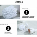 Elephant Toilet Brush,Bathroom Soft Bristled Toilet Brush Detachable Elepha