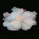 100pcs Chiffon Flower Fabric Embellishment for Headwear Hair Accessories