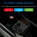 805E Car Mp3 Bluetooth 5.0 Fm Player Card Fm Bluetooth Car Charger Car Blue