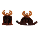 Christmas Pet Cute Reindeer Costume Hat for Cat and Small Dog F1H2