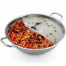 Stainless Steel Hot Pot Kitchen Soup Stock Pot Cookware For Induction Cooke