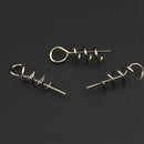 50pcs soft Bait Spring Lock Pin Crank Hook & Soft Bait Connector Fixed Pins K7K3