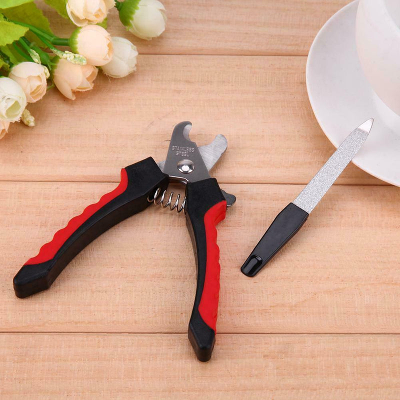 Stainless Steel Cutter Claws Scissor Dog Nail File Trimmer Clipper(12cm)