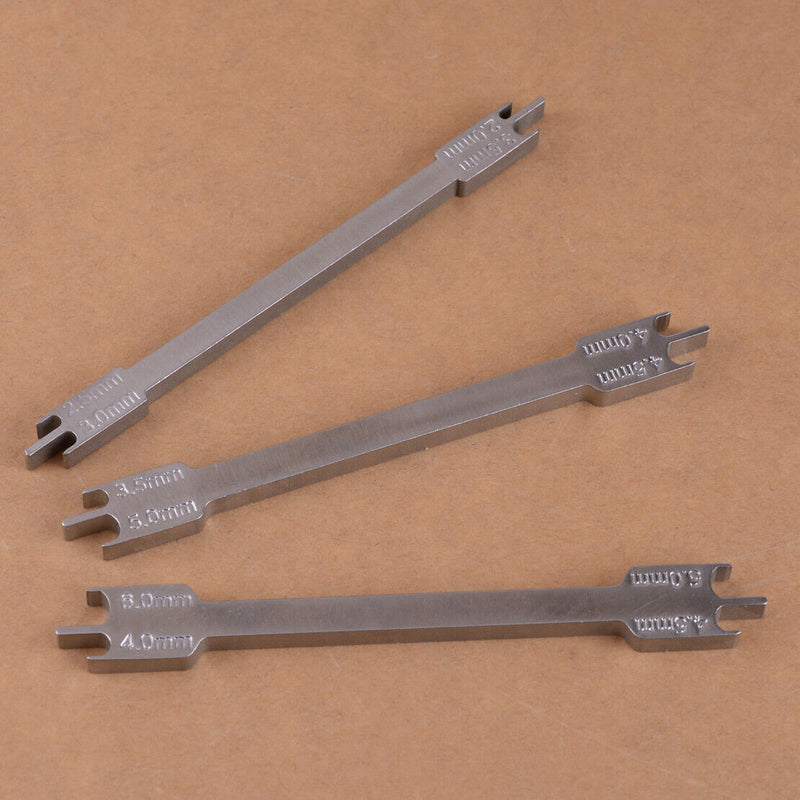3pcs Stainless Steel Bracket Locator Gauge Dental Orthodontic Bracket Positioner