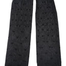 Women's grid Love heart pattern Pantyhose Tights Black