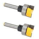 2pcs 1/4" Shank Top Bearing Flush Trim