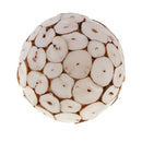 Simulation Wooden Shapes Styrofoam Foam Ball Home Decoration Ornaments 7cm