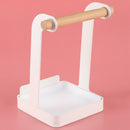 Kitchen Lid Rack Seated Spoon Rack with Water Tray Hanger Nailless Rack Kit