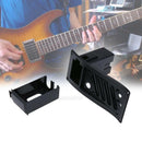 New 7545R Electric Guitar Equalizer EQ Piezo Pickup Cover 9V Battery Case Black