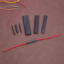 127pcs 40/80mm Insulation Assorted 2:1 Heat Shrink Tubing Wrap Sleeve Kit Black