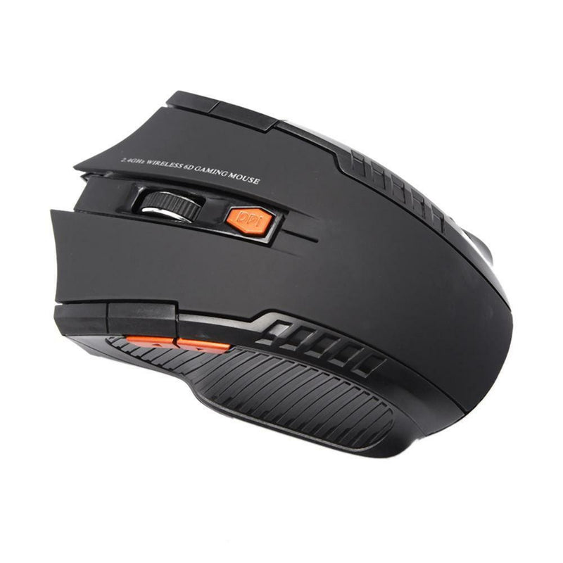 2.4GHz Wireless 2400DPI 6 Buttons USB Optical Gaming Mouse for PC Laptop