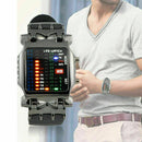 Luxury Men's Stainless Steel Watch LED Sports Date Bracelet Digital Wristwa A6W0