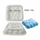 DIY Baking Silicone Mold Cloud Shape Mousse Cake Mold Cookie CuttersB Ew