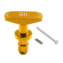 Car Engine Oil Caliper Pull Handle Golden for Ford Mustang GT V8 GT500
