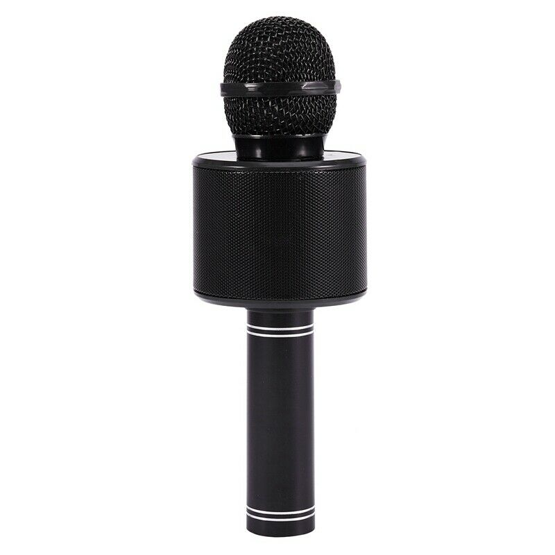 Portable Wireless Microphone Bluetooth Karaoke Home Mic Stereo Speaker Play