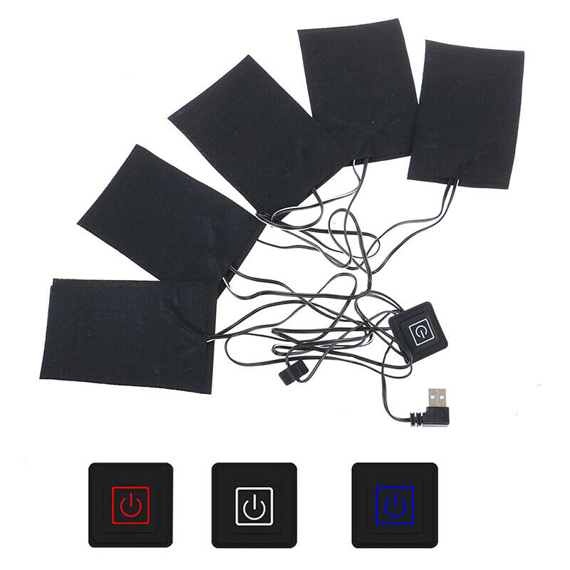 5 in 1 USB Clothes Heater Pad With 3 Gear Adjustable Heating Warmer Pad  Hn