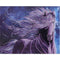 5D DIY Special Shaped Diamond Painting Purple Horse Cross Stitch Embroidery